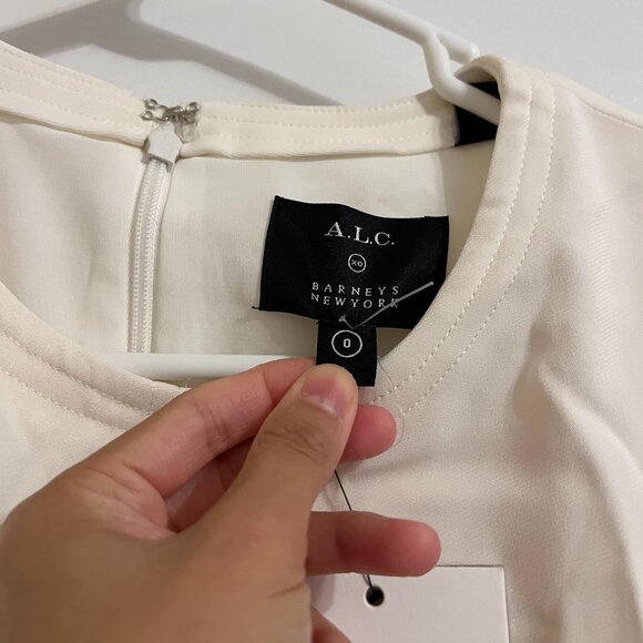 A.L.C. Barneys New York Sleeveless White Formal Dress - Picture 2 of 6